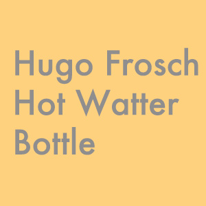 Hugo Frosch (フーゴ・フロッシュ)湯たんぽ